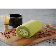 Dainagon Azuki Bean Yamato Matcha Rice Flour Roll Cake: (1 roll), made with Dainagon red beans and Yamato matcha T00150001