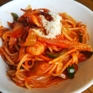 Gluten-Free Rice Pasta & Sauce Set: Brown Rice Pasta (Spaghetti 1.7mm) 200gx2, Brown Rice Pasta (Fusilli) 130gx2, Neapolitan Sauce 200mlx2 T05580002